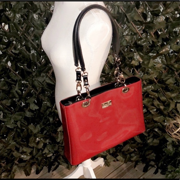 BEIJO Cherry Red Shoulder Bag